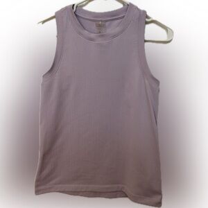CALIA Lilac Ribbed Tank Top